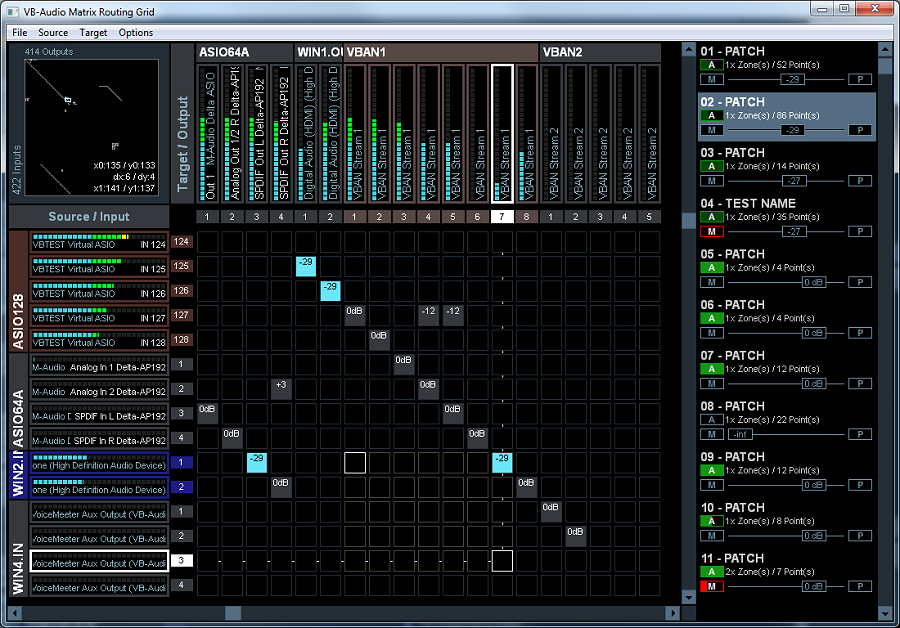 Matrix, Virtual Audio Router